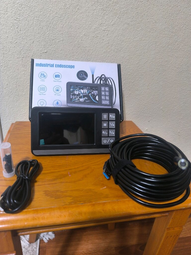 Ekranlı 10m SD kart destekli endoskop kamera - 6