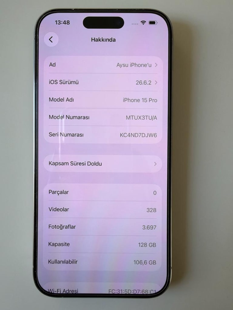 Iphone 15 Pro 128 GB Naturel - 9