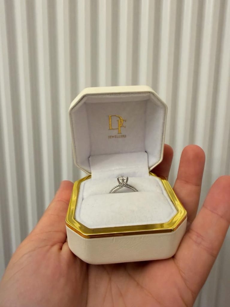 DF Jewellers Lab-Grown Pırlanta Tektaş Yüzük – Hollandadan Alındı - 2