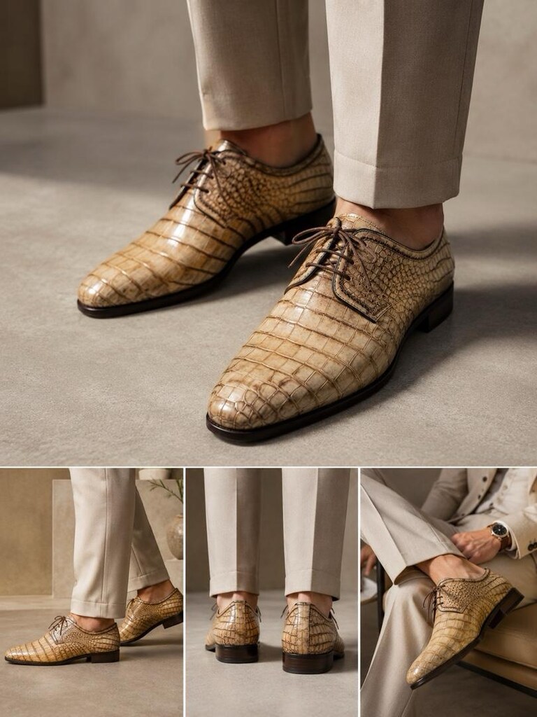 santoni timsah deridinden yapılmış orjinal ürün