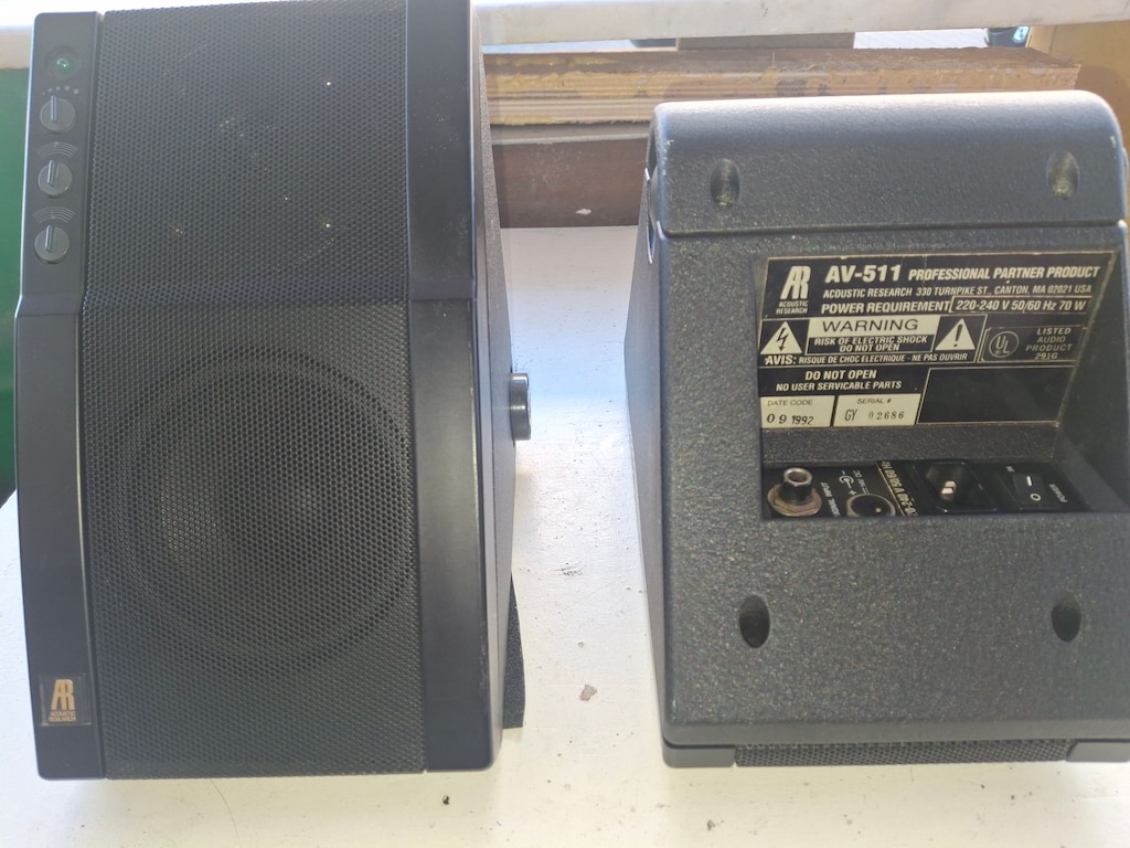 AR ACOUSTIC RESEARCH AV-511 STUDIO REFERENCE SPEAKER 25.000 TL - 6