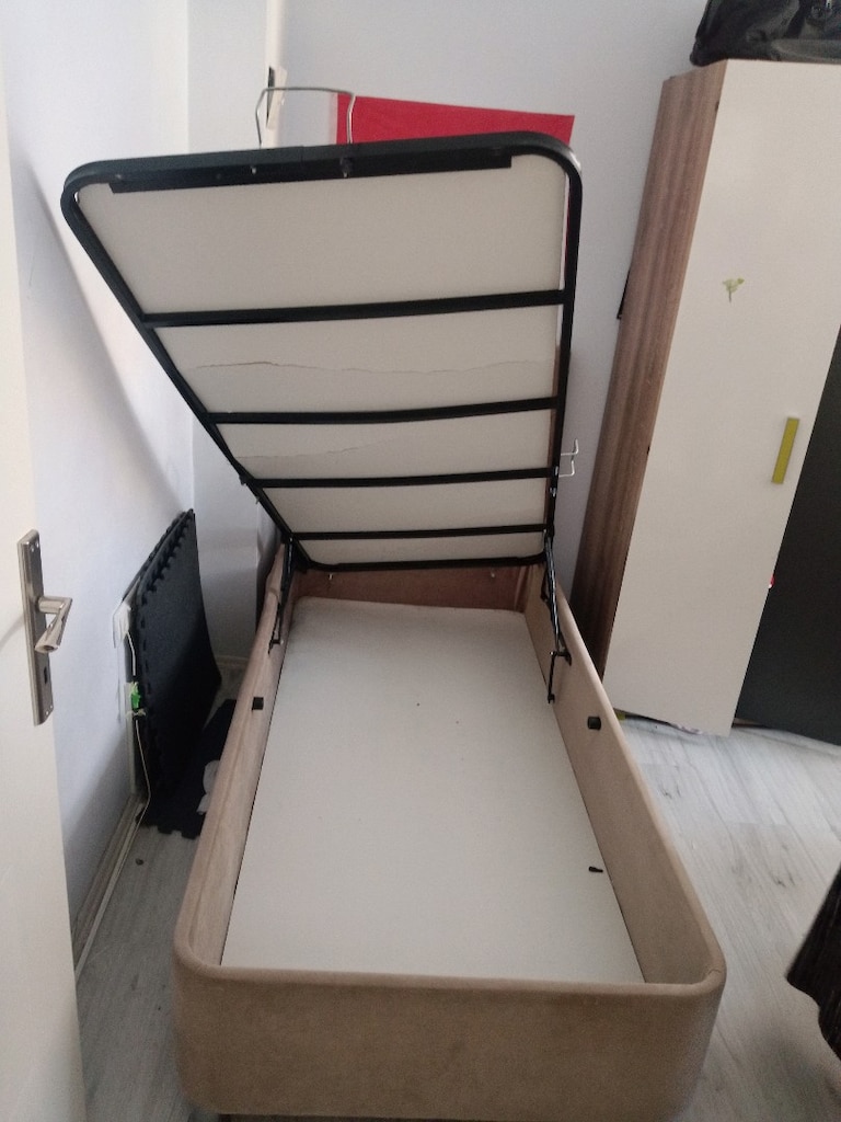 tek kişilik baza başlık ve yatak - 2