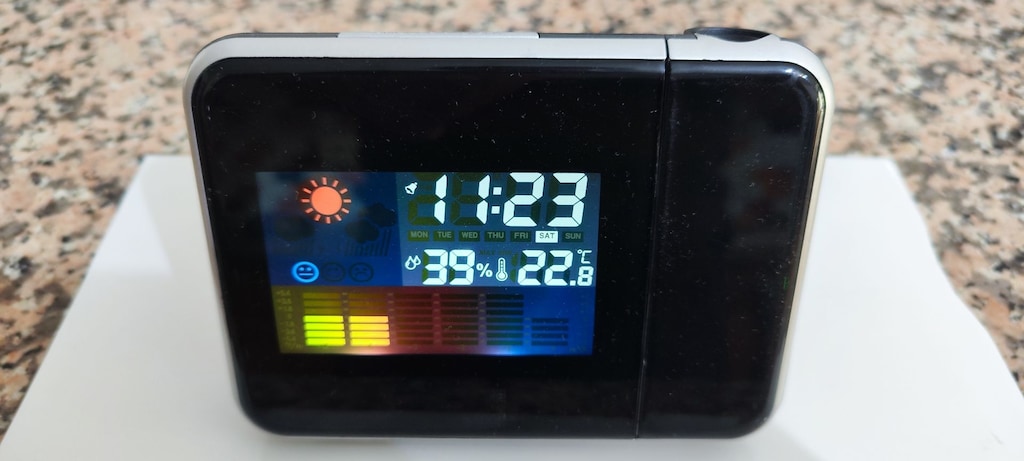 Hava Durumu İstasyonlu Projeksiyonlu Alarm Saati