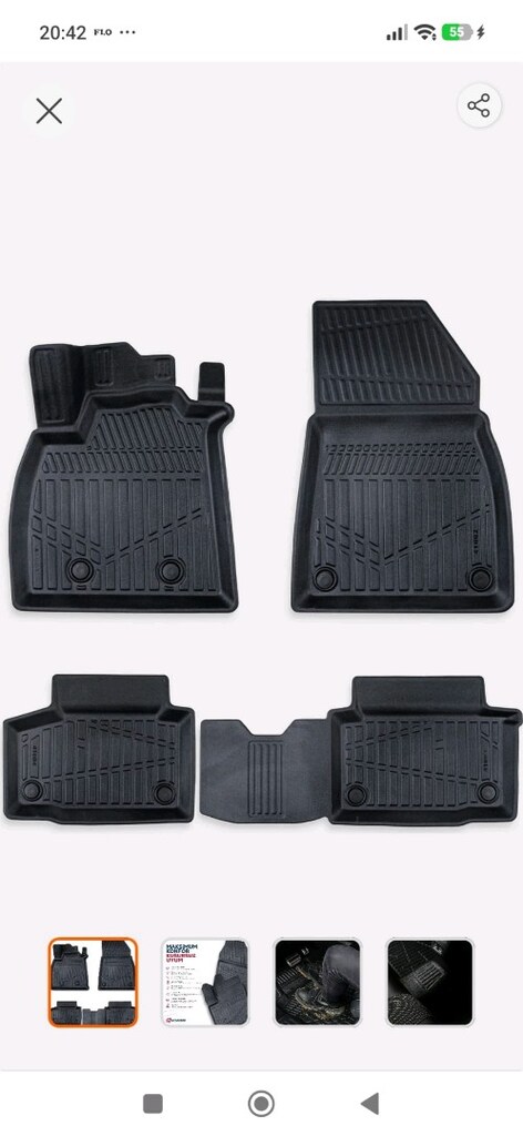 Roadrug Renault Duster ECO G 2025 3D Havuzlu Paspas - 5