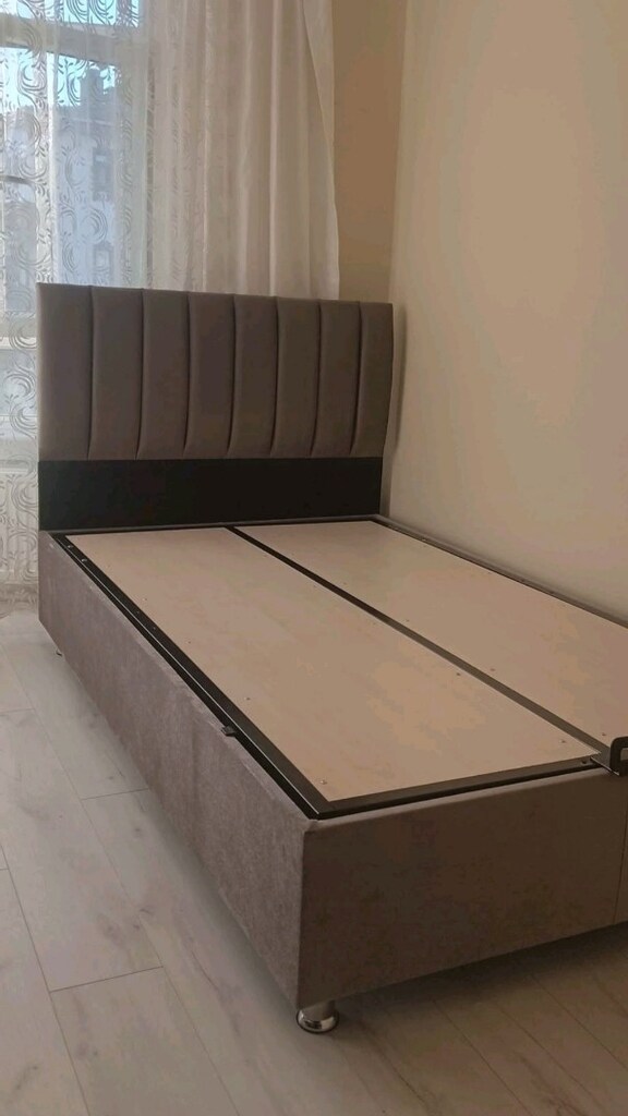 BİR BUÇUK KİŞİLİK 120/200 BAZA BAŞLIK YATAK ANKARA/SİTELER - 2