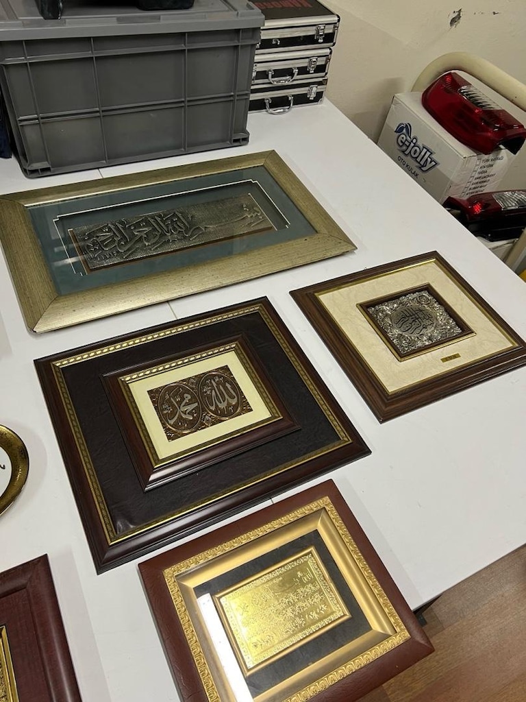 TABLO DİNİ TABLOLAR TOPLU SATIŞ HEPSİ 4500 TL - 2