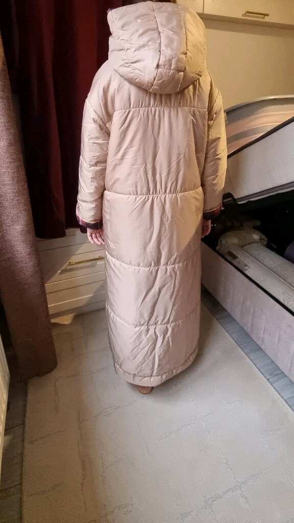 uzun şişme mont - 8