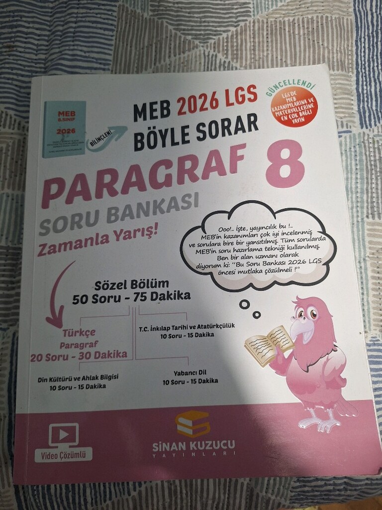 sinan kuzucu 8.paragraf soru bankası