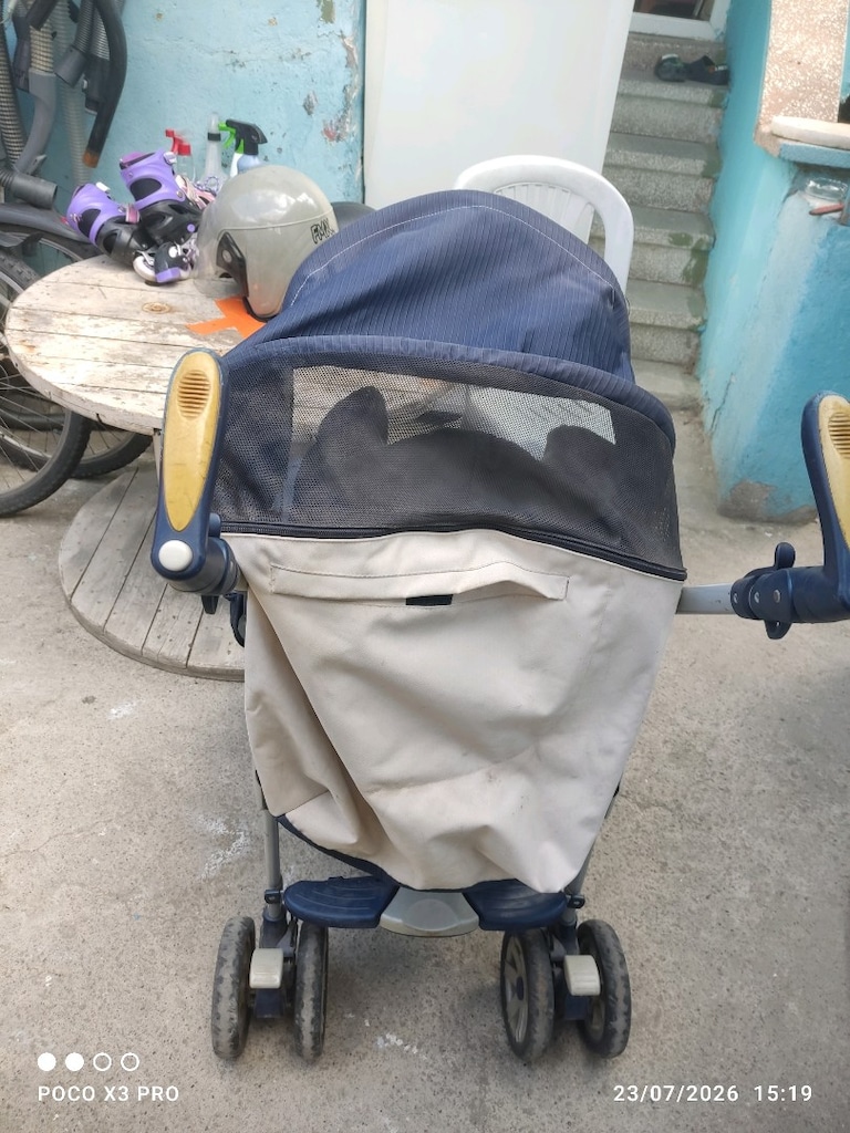 Chicco marka baston Bebek Arabası katlanabilir - 5