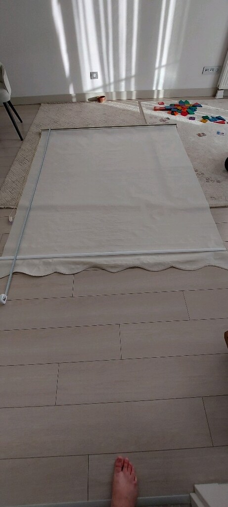 Temiz Klasik Etekli Düz Stor Perde - 6