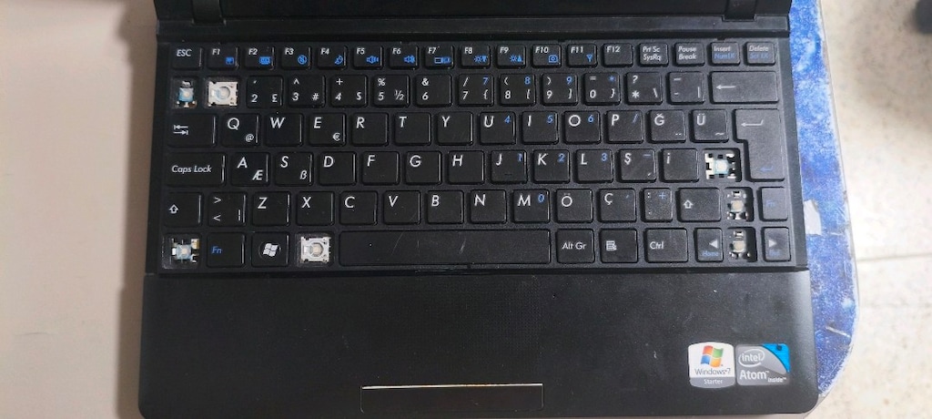 ARİZALİ CASPER.MİNİBOKK..İNTEL..4GB RAM_500 GB HDD_10.1 EKRAN. - 2