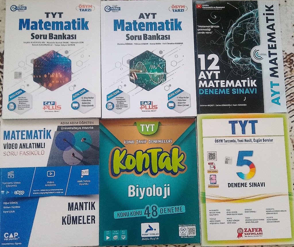YKS Sayısal (MF) 24 Parça Dev Set - HEPSİ TAMAMEN SIFIR - 4