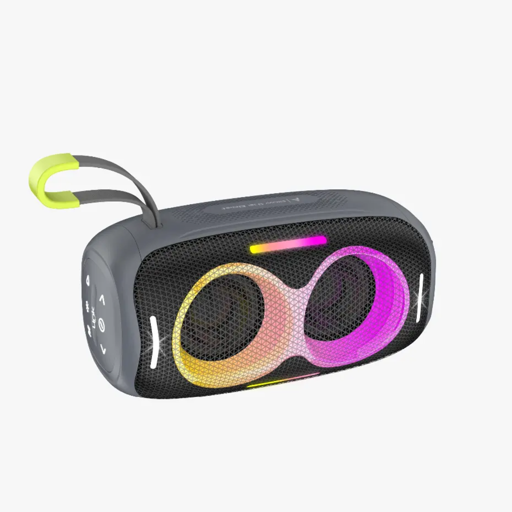 RGB Işıklı IPX5 Sertifikalı Taşınabilir Bluetooth Hoparlör R117 - 5