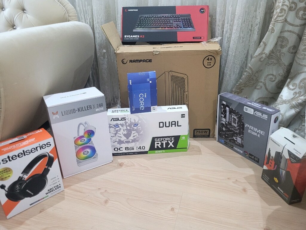 i7-13700 + RTX 3060 Ti 8GB + DDR5 6000MHz | MSI Curved Monitörlü FULL - 6