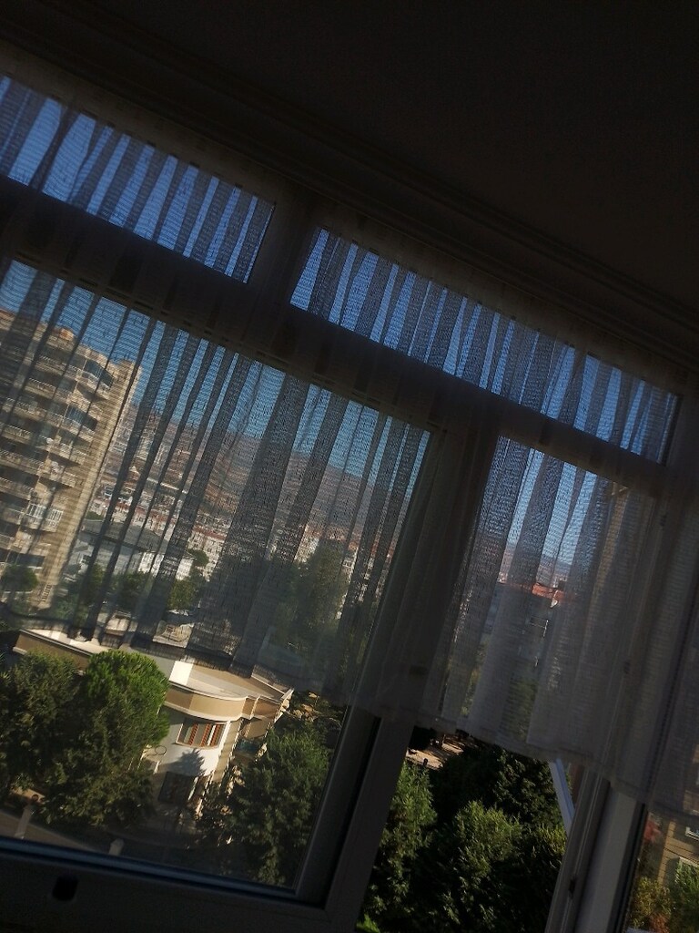 kısa tül perde - 2