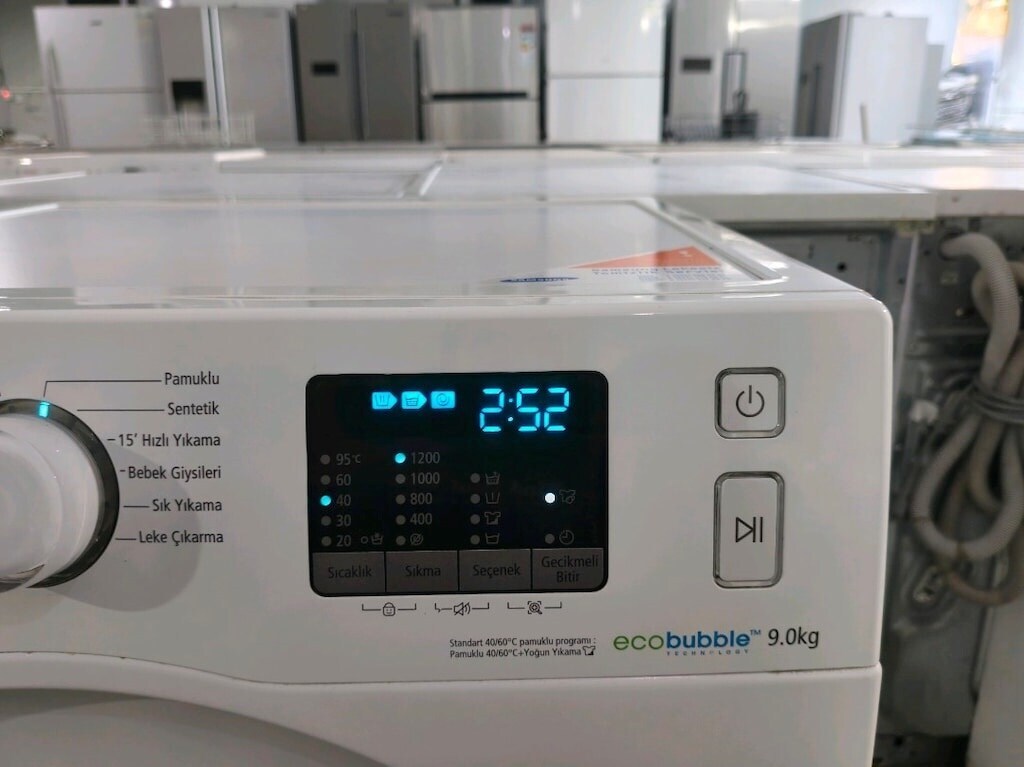 Samsung 9 kg 1200 devir yeni nesil çok temiz çamaşır makinesi - 7