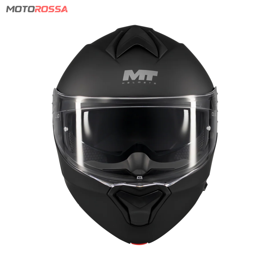 MT Helmets GENESIS SV PURE A1 Mat Siyah Çene Açılır Kask | MOTOROSSA - 2
