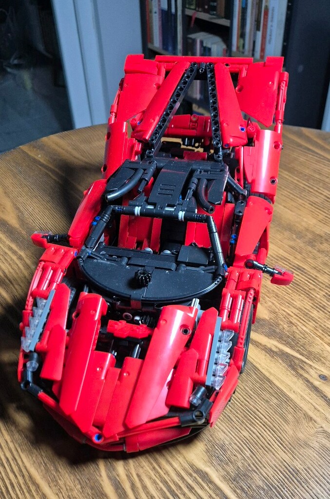 ZheGao 1580 Parça Ferrari Lego 1:10 Büyük Ölçek - 7