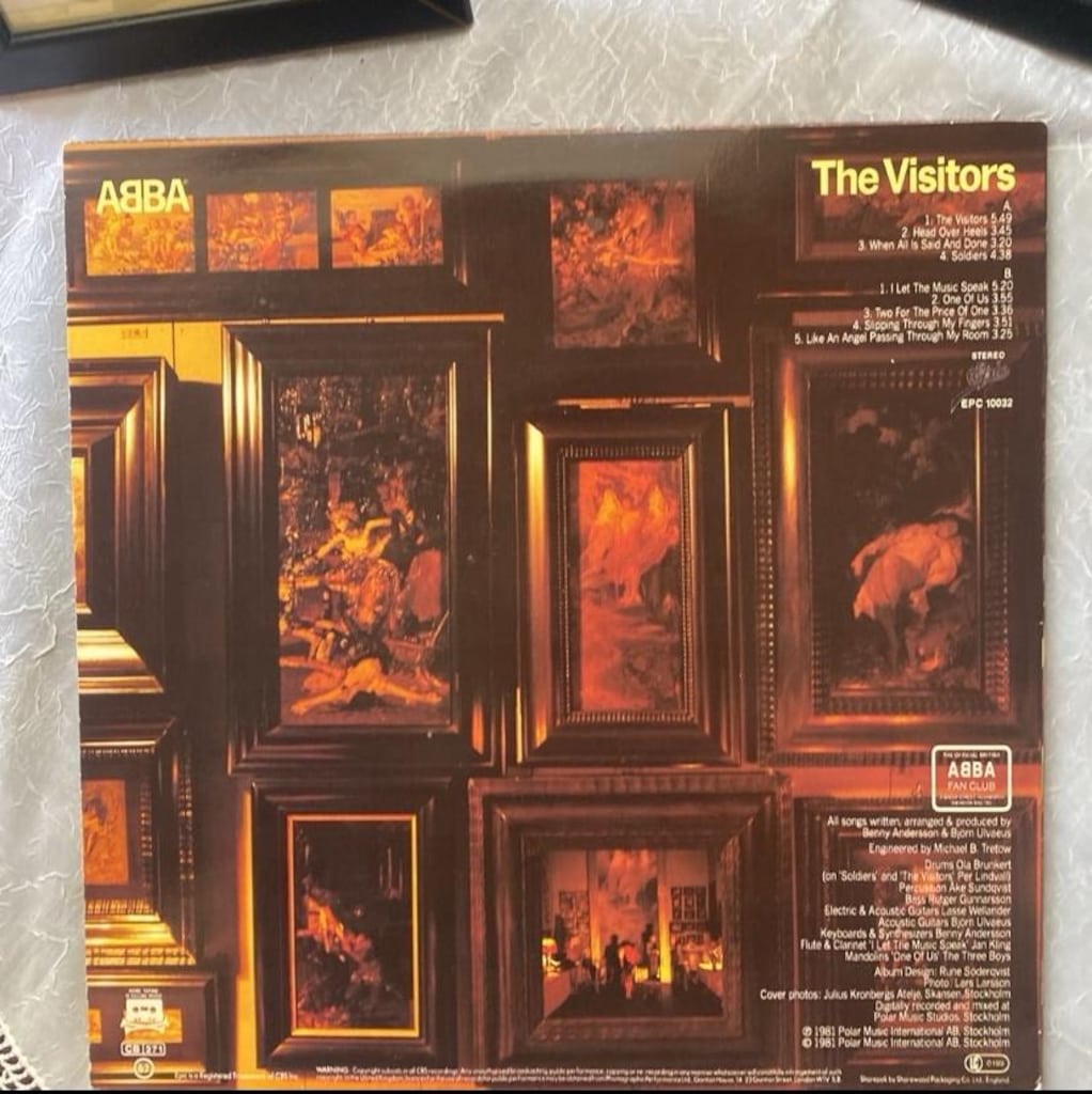 ABBA The Visitors LP 1981 Dönem - 2