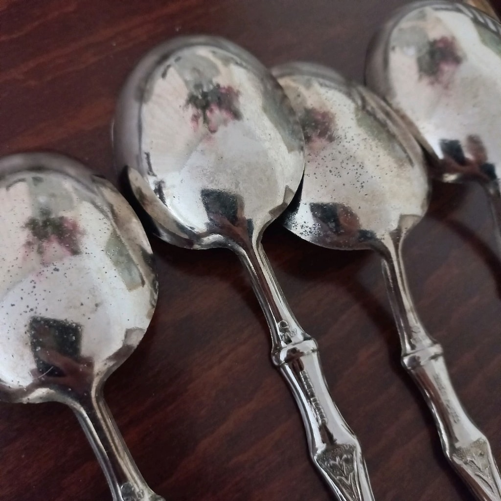 Vintage İtalyan gümüş kaplama servisler - 15