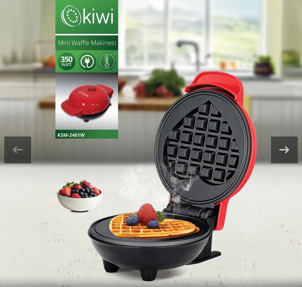 Kiwi Waffle Makinesi - 3