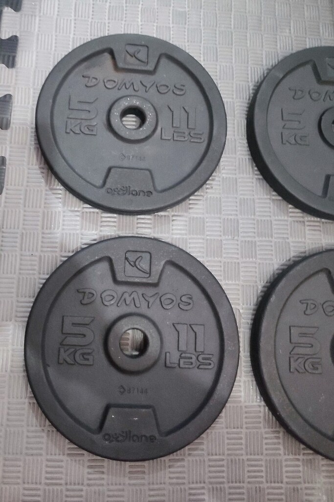 Decathlon 4x5 Kg Demir Döküm Ağırlık Set - 5