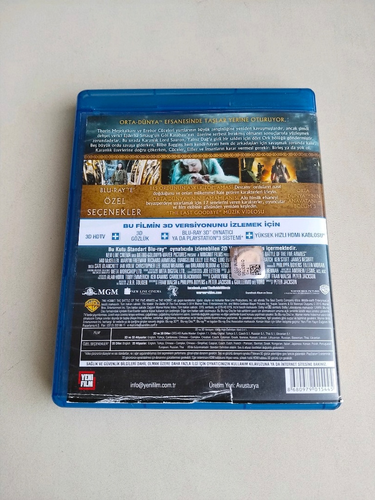 orijinal 4 CD li Blu ray film - 4