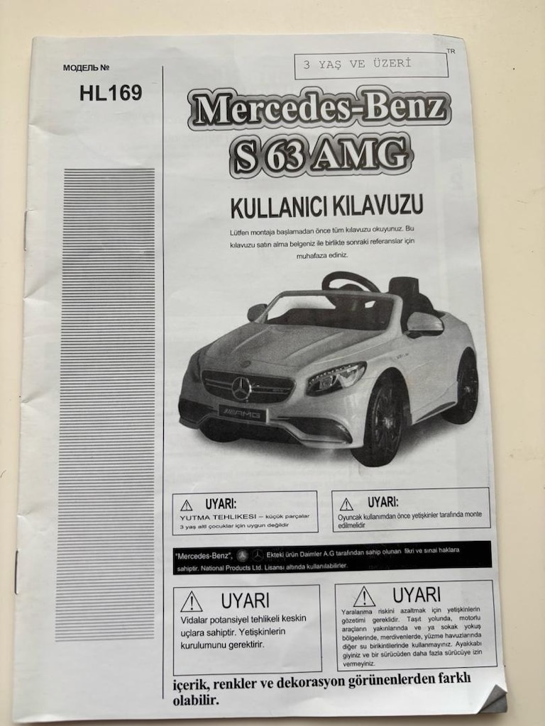 Mercedes AMG S63 12V Akülü Araba - 5