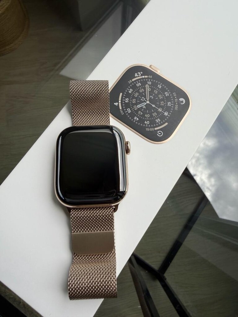 Apple Watch Series 11 GPS + Cellular, 42 mm Altın Rengi-SIFIR - 3