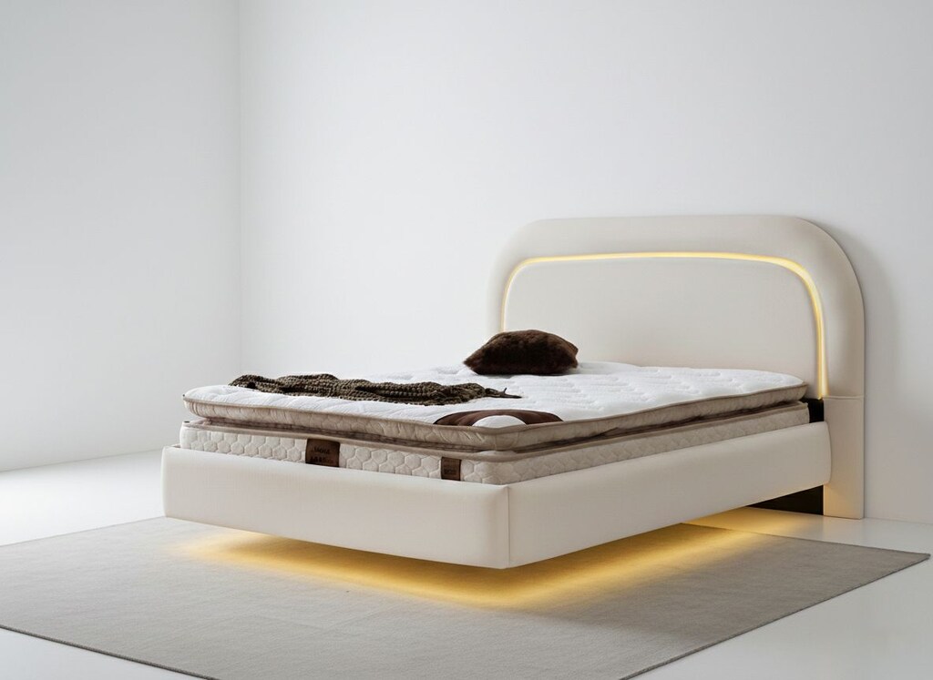Sıfır , LED Aydınlatmalı Modern Karyola / Baza - Aytaşı - 7
