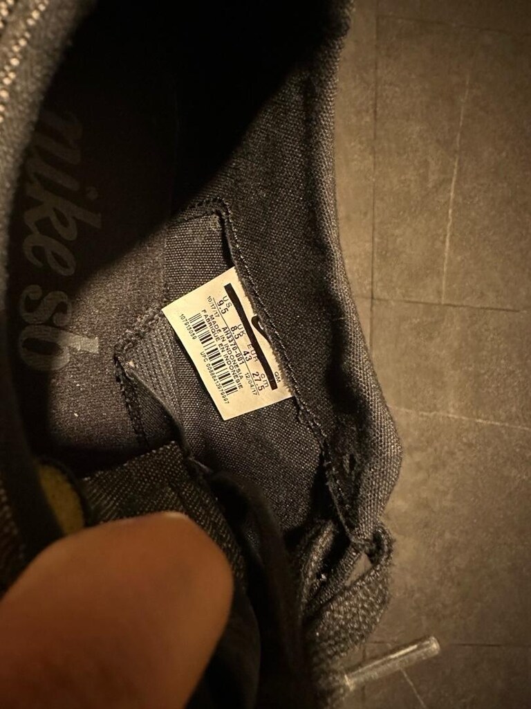 Nike SB Charge Canvas (Erkek / Siyah Kanvas) - 5