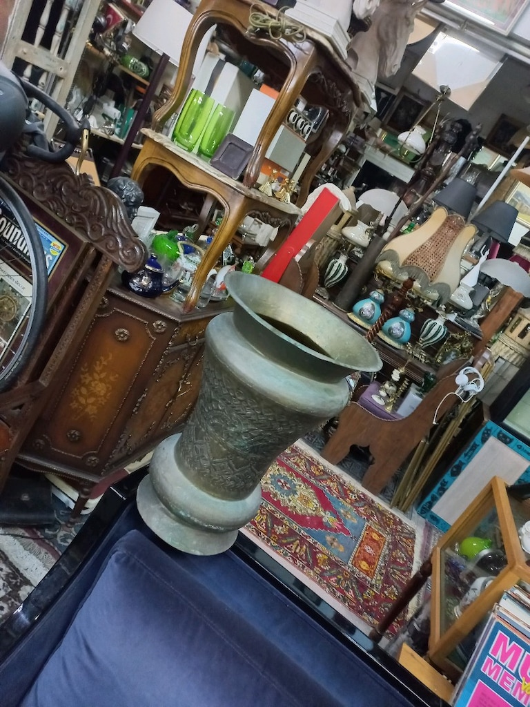 Bakır Saksı Vintage - 4