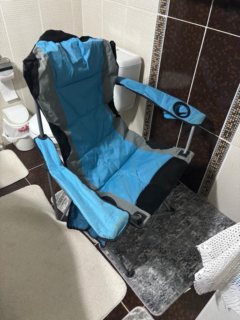 XL Boyut katlanabilir kamp sandalyesi sorunsuz - 2