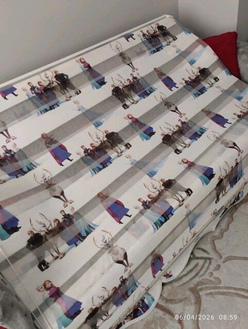 1 adet zebra perde çocuk odası