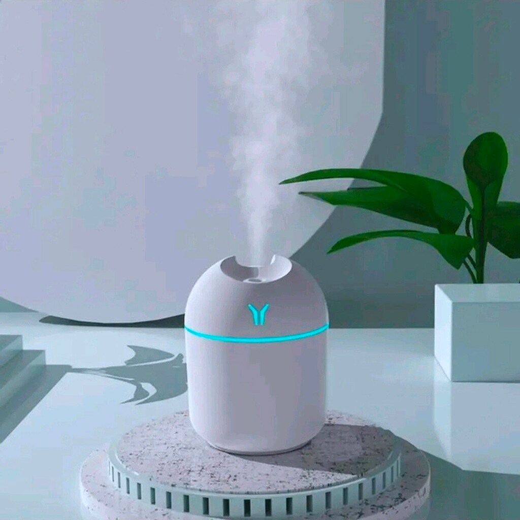 220 ml Hava Nemlendirici LED Işıklı Aroma Difizörü H2O. BEYAZ. - 6