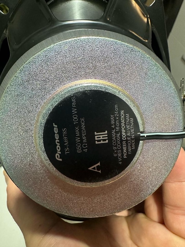 Pıoneer oval TS-A6978S - 4