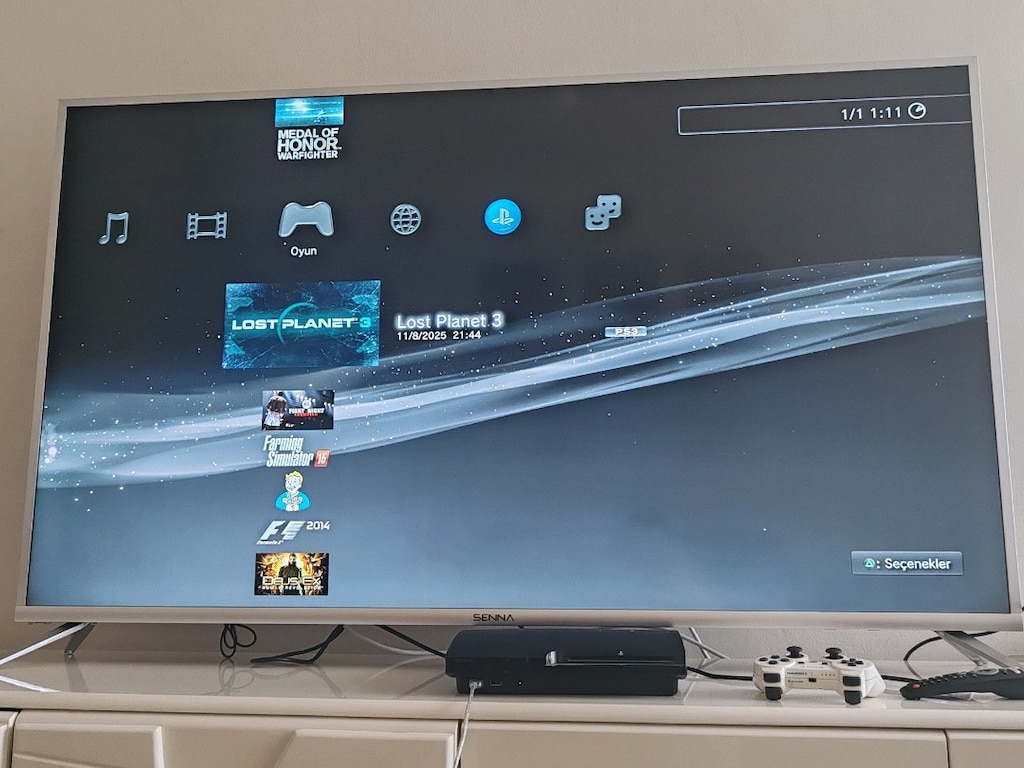 PS3 slim kasa 30/35 oyun var - 16