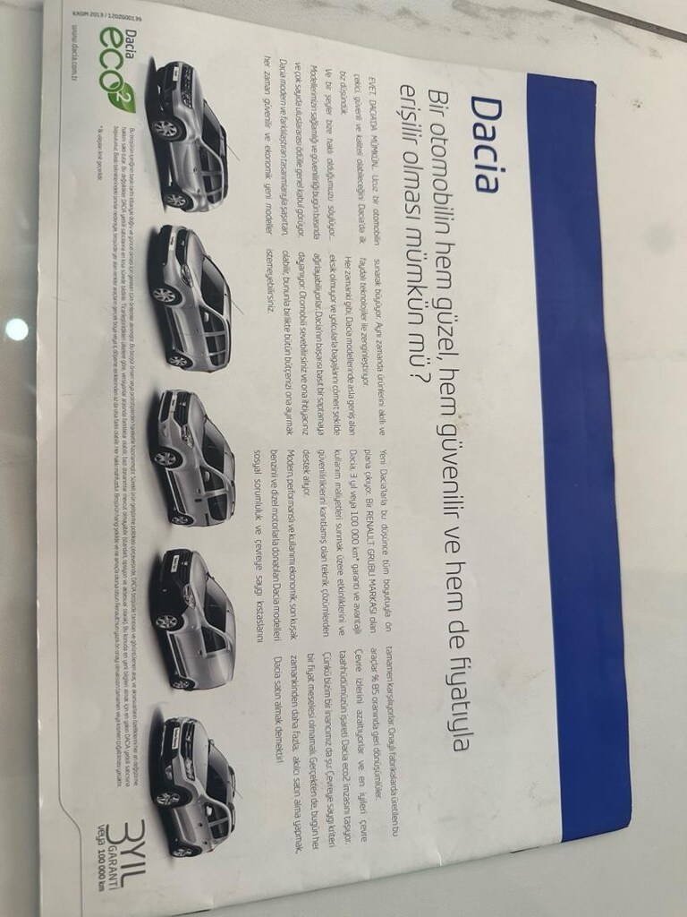 DACİA DUSTER BROŞÜR KATALOG - 2