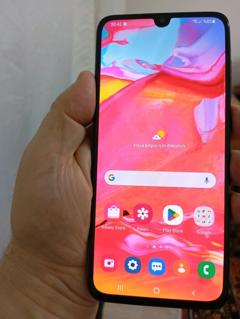 samsung A70 128 gb 6 ram tr cihazı - 3