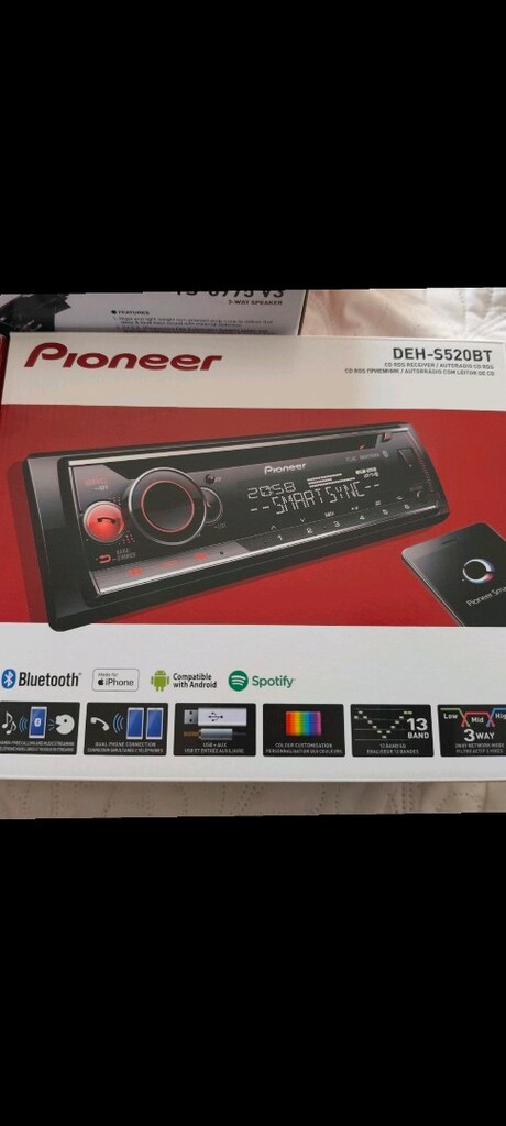 pioneer deh s 520 bt uzun sase orjinteyp sifir kutu fuul ozellik 2026 - 3