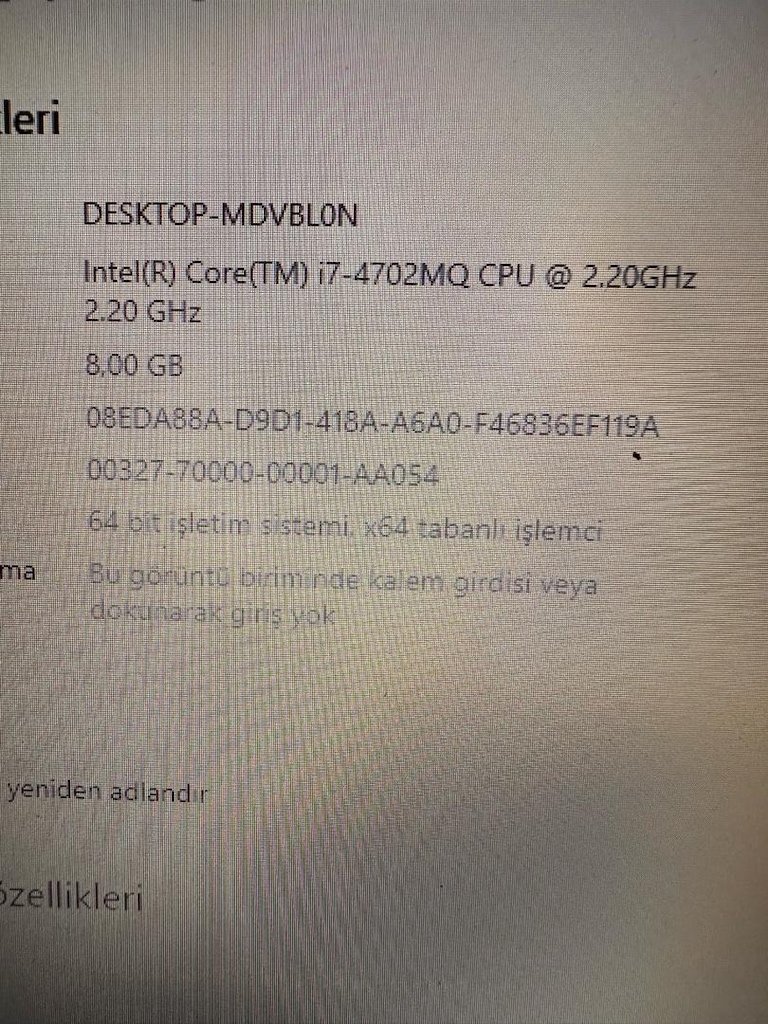 Casper MB50 İ7 İşlemcili Laptop - 5