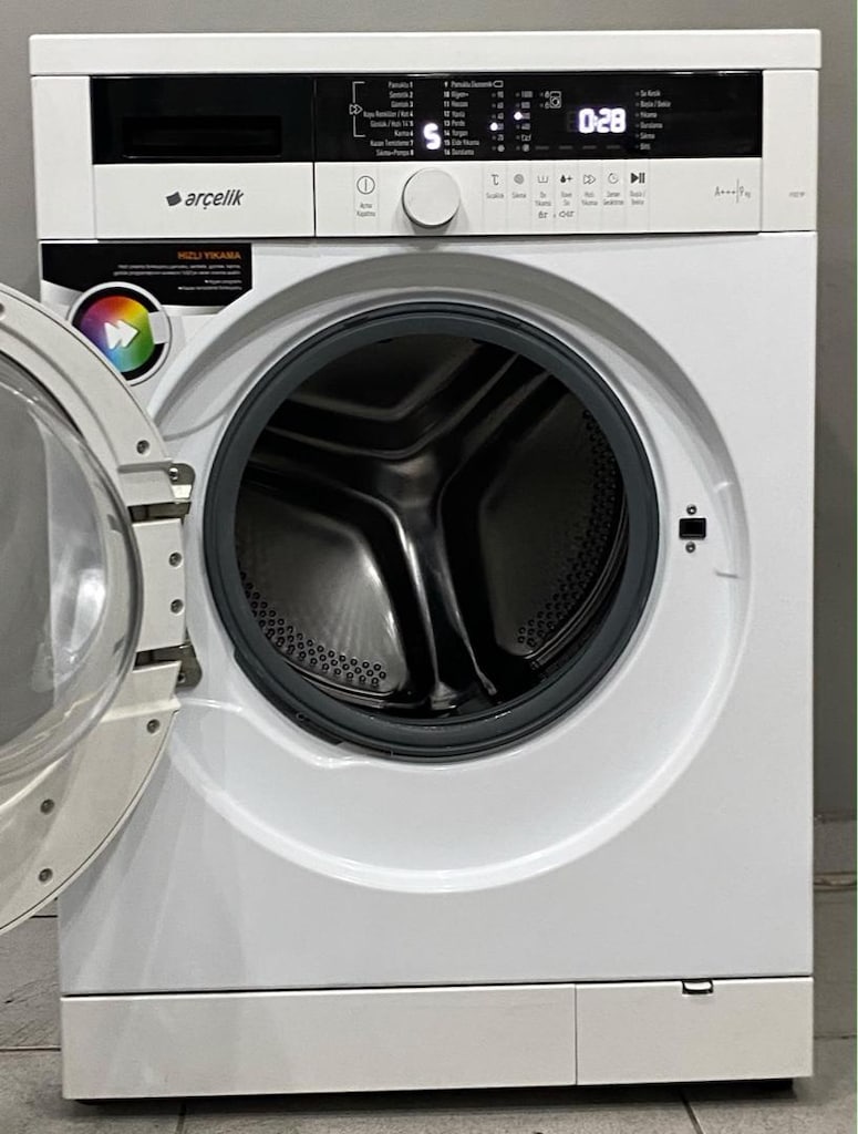 ARÇELİK 9 KG A+++ ÇAMAŞIR MAKİNESİ PİANO SERİSİ HEMEN TESLİM - 4