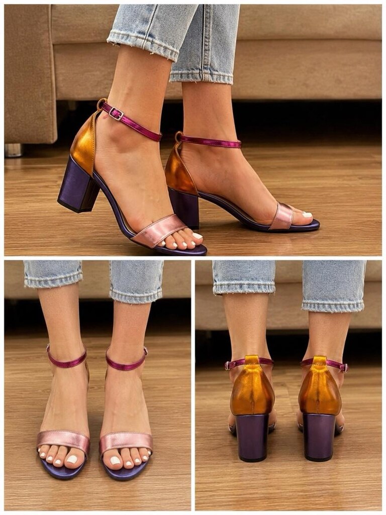 ELLE DUBLIN KALIN TOPUKLU SANDALET - 12