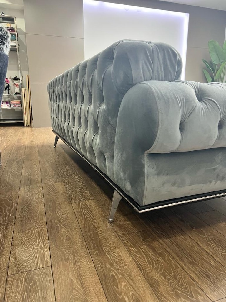 Modern Chesterfield Koltuk Takımı – 2 Koltuk + 2 Berjer - 5