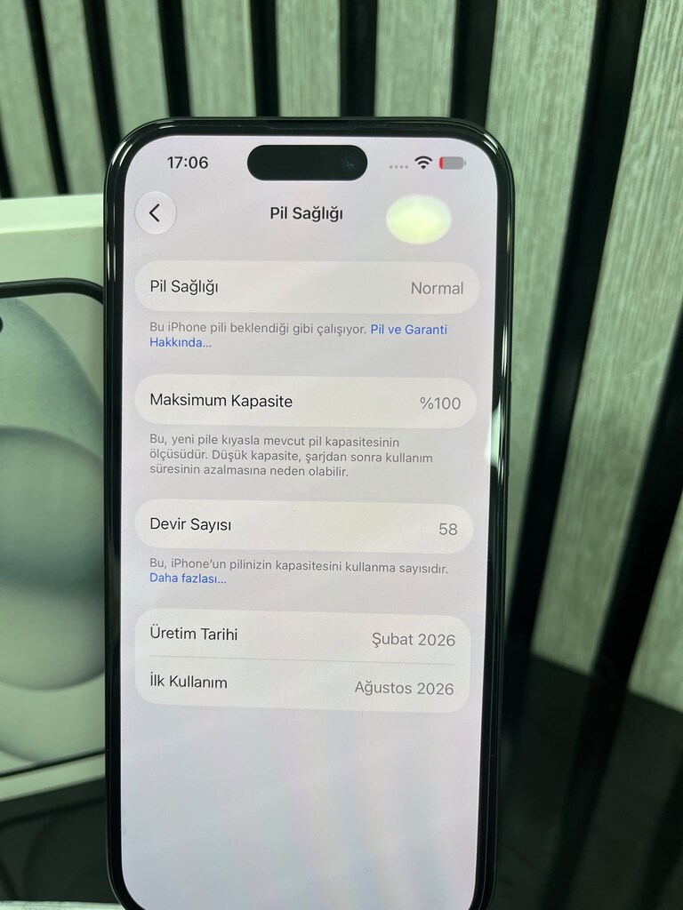 22 AY GARANTİLİ SIFIRDAN FARKSIZ İPHONE 15 KFG TAM FIRSAT CİHAZI!!! - 10