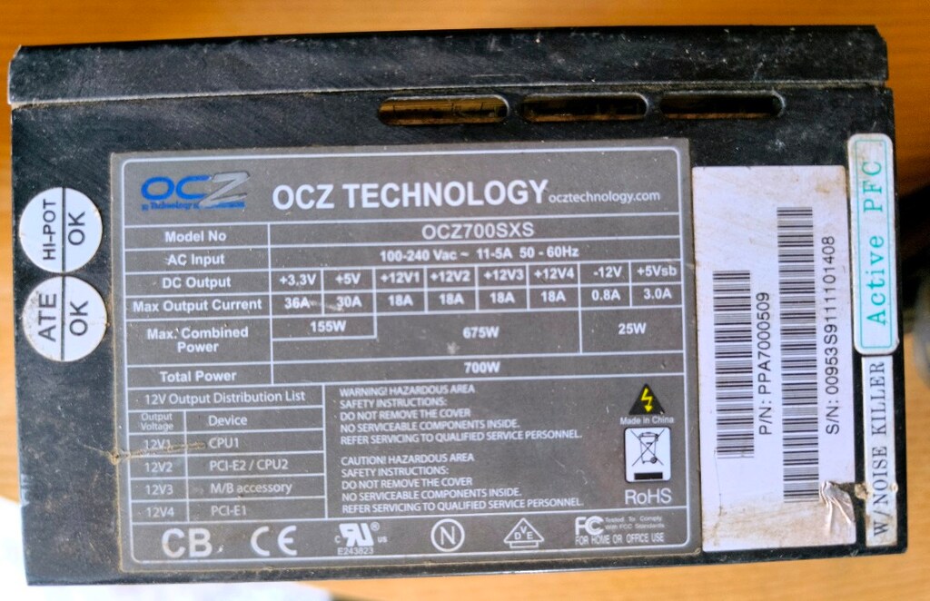 PSU power supply güç kaynağı - 5