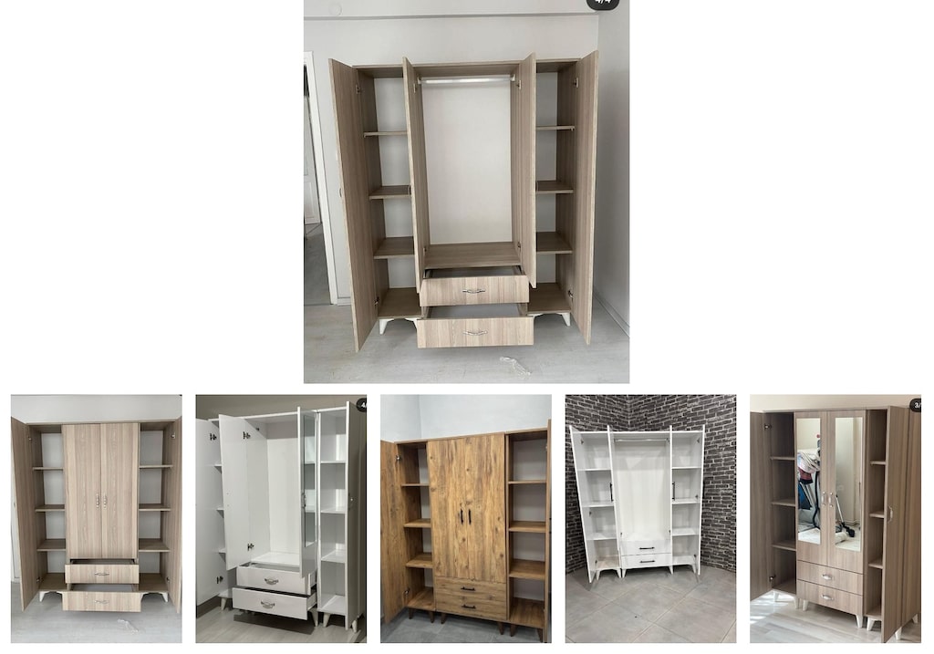 4 kapaklı elbise dolabı czqkgvvqch - 6