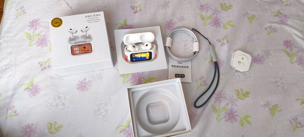 Akıllı Dokunmatik Ekranlı Kablosuz Bluetooth Kulaklık - 7
