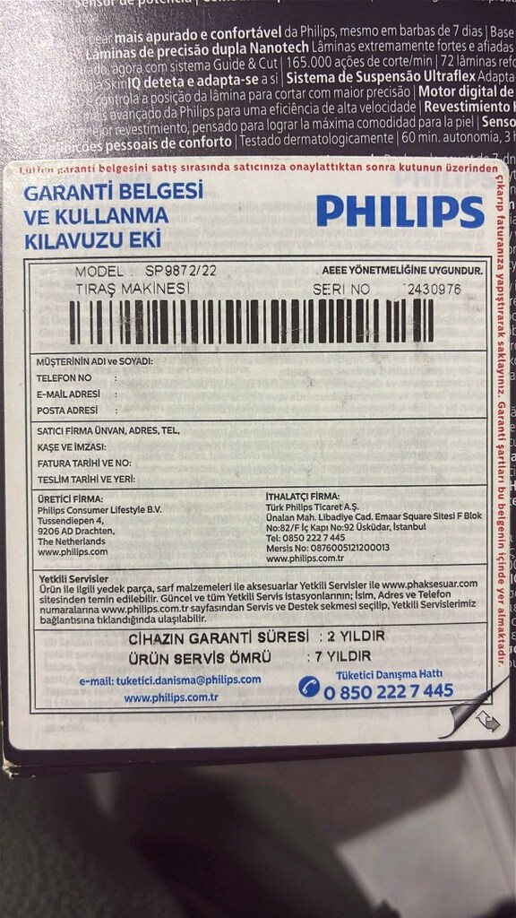 Philips s9000 Prestige traş makinesi - 12