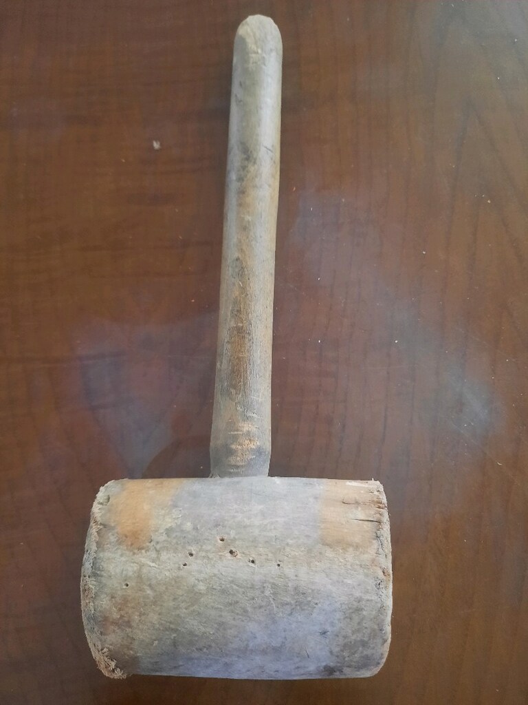 ahşap tokmak antika - 2